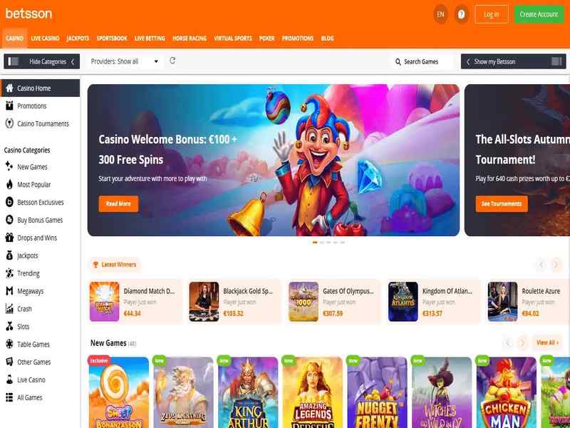 Сильные стороны Betsson